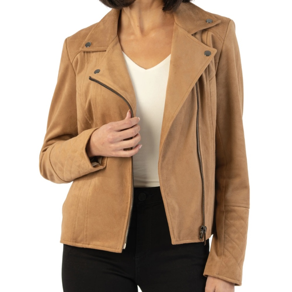 KUT from the Kloth faux suede moto jacket